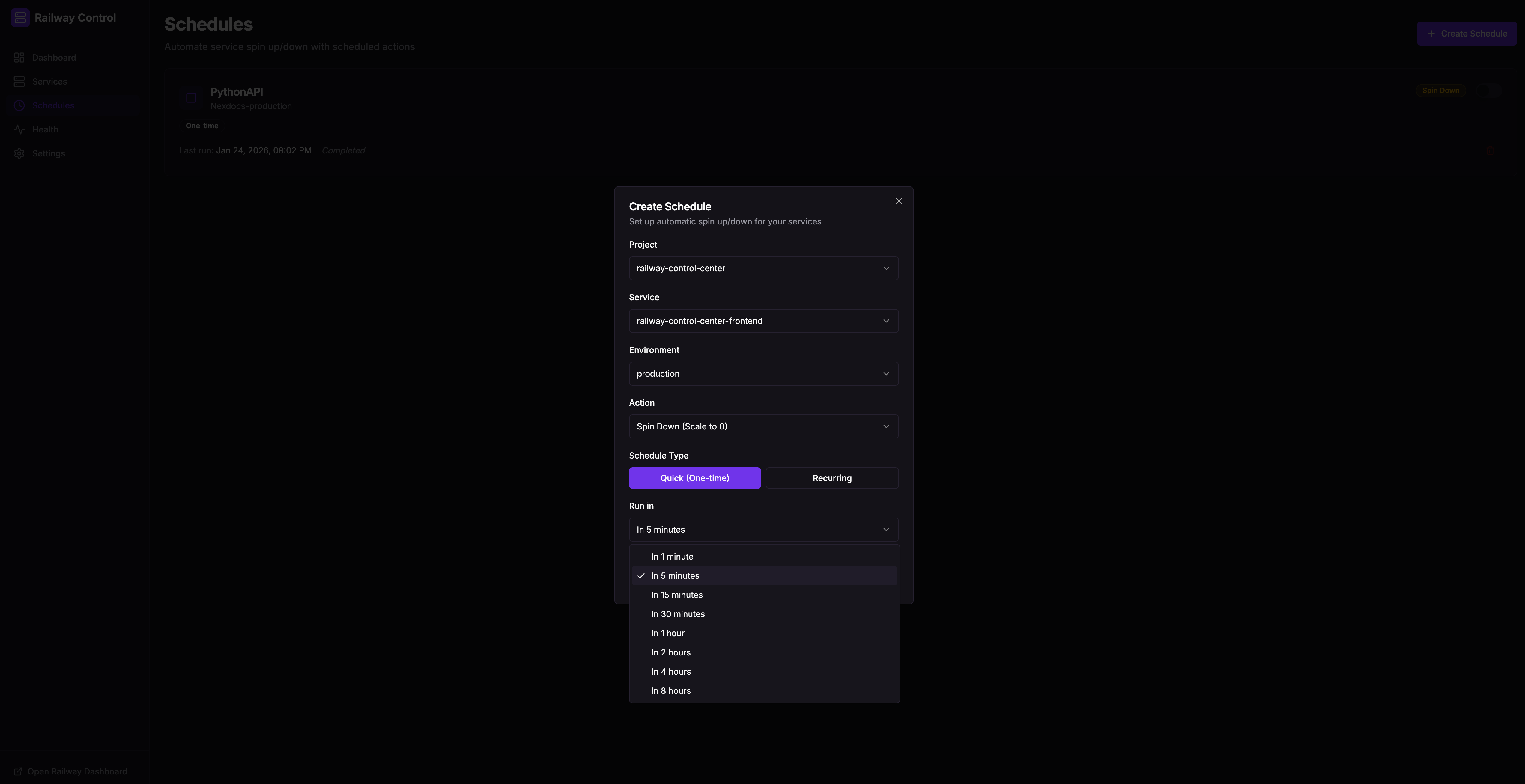 Railway Control Center