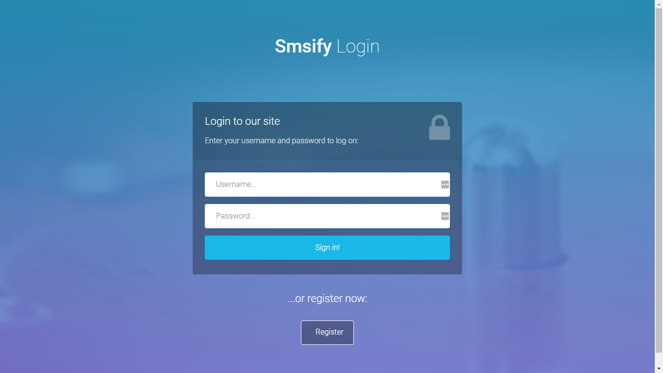 Smsify Project